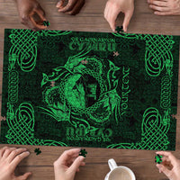 Personalized Caernarfonshire Sir Gaernarfon Puzzle Green Castle Tower Celtic-inspired - Wonder Print Shop