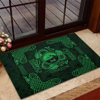 Personalized Caernarfonshire Sir Gaernarfon Rubber Doormat Green Castle Tower Celtic-inspired - Wonder Print Shop