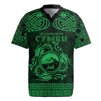 Personalized Caernarfonshire Sir Gaernarfon Rugby Jersey Green Castle Tower Celtic-inspired - Wonder Print Shop