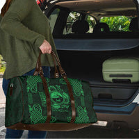 Personalized Caernarfonshire Sir Gaernarfon Travel Bag Green Castle Tower Celtic-inspired - Wonder Print Shop