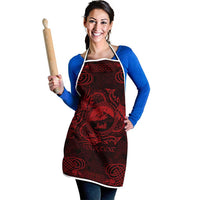 Personalized Caernarfonshire Sir Gaernarfon Apron Red Castle Tower Celtic-inspired - Wonder Print Shop