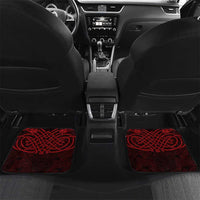 Personalized Caernarfonshire Sir Gaernarfon Car Mats Red Castle Tower Celtic-inspired - Wonder Print Shop