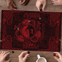 Personalized Caernarfonshire Sir Gaernarfon Puzzle Red Castle Tower Celtic-inspired - Wonder Print Shop