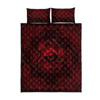 Personalized Caernarfonshire Sir Gaernarfon Quilt Bed Set Red Castle Tower Celtic-inspired - Wonder Print Shop