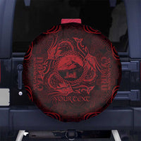 Personalized Caernarfonshire Sir Gaernarfon Spare Tire Cover Red Castle Tower Celtic-inspired - Wonder Print Shop