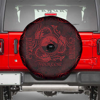 Personalized Caernarfonshire Sir Gaernarfon Spare Tire Cover Red Castle Tower Celtic-inspired - Wonder Print Shop