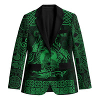 Personalized Cardiganshire Ceredigion Blazer Green Leaping Salmon Celtic-inspired - Wonder Print Shop