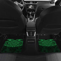 Personalized Cardiganshire Ceredigion Car Mats Green Leaping Salmon Celtic-inspired - Wonder Print Shop