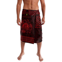 Personalized Cardiganshire Ceredigion Lavalava Red Leaping Salmon Celtic-inspired - Wonder Print Shop