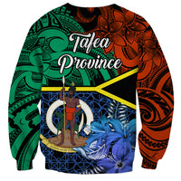 Tafea Day Sweatshirt Vanuatu Sand Drawing With Polynesian Pattern - Wonder Print Shop