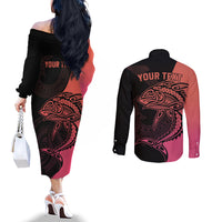 personalised-polynesia-fishing-couples-matching-off-the-shoulder-long-sleeve-dress-and-long-sleeve-button-shirts-with-maori-hei-matau-fish-hook-pink-art