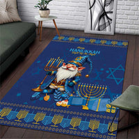 Hanukkah Jewish Star of David Area Rug Chilling With My Gnomies LT9 - Wonder Print Shop