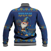 Hanukkah Jewish Star of David Baseball Jacket Chilling With My Gnomies LT9 - Wonder Print Shop