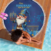 Hanukkah Jewish Star of David Beach Blanket Chilling With My Gnomies LT9 - Wonder Print Shop