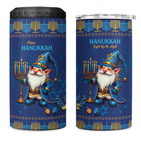 Hanukkah Jewish Star of David 4 in 1 Can Cooler Tumbler Chilling With My Gnomies LT9 - Wonder Print Shop