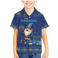 Hanukkah Jewish Star of David Family Matching Mermaid Dress and Hawaiian Shirt Chilling With My Gnomies LT9 - Wonder Print Shop