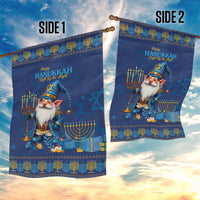 Hanukkah Jewish Star of David Garden Flag Chilling With My Gnomies - Wonder Print Shop