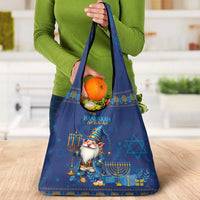 Hanukkah Jewish Star of David Grocery Bag Chilling With My Gnomies