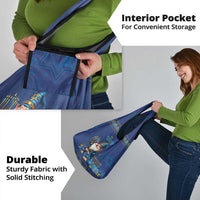 Hanukkah Jewish Star of David Grocery Bag Chilling With My Gnomies