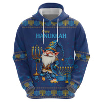 Hanukkah Jewish Star of David Hoodie Chilling With My Gnomies - Wonder Print Shop