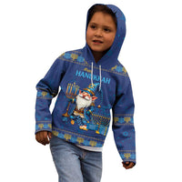 Hanukkah Jewish Star of David Kid Hoodie Chilling With My Gnomies - Wonder Print Shop
