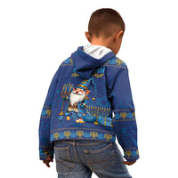 Hanukkah Jewish Star of David Kid Hoodie Chilling With My Gnomies - Wonder Print Shop