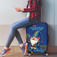 Hanukkah Jewish Star of David Luggage Cover Chilling With My Gnomies - Wonder Print Shop
