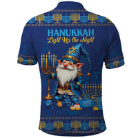 Hanukkah Jewish Star of David Polo Shirt Chilling With My Gnomies - Wonder Print Shop
