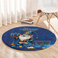Hanukkah Jewish Star of David Round Carpet Chilling With My Gnomies