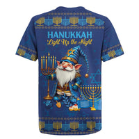 Hanukkah Jewish Star of David Rugby Jersey Chilling With My Gnomies - Wonder Print Shop