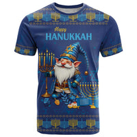Hanukkah Jewish Star of David T Shirt Chilling With My Gnomies - Wonder Print Shop