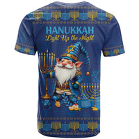 Hanukkah Jewish Star of David T Shirt Chilling With My Gnomies - Wonder Print Shop