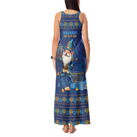 Hanukkah Jewish Star of David Tank Maxi Dress Chilling With My Gnomies - Wonder Print Shop