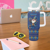 Hanukkah Jewish Star of David Tumbler With Handle Chilling With My Gnomies - Wonder Print Shop
