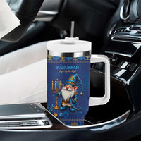 Hanukkah Jewish Star of David Tumbler With Handle Chilling With My Gnomies - Wonder Print Shop