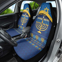 Love and Light Hanukkah Car Seat Cover The Hanukkiah Menorah Pattern LT9 - Wonder Print Shop