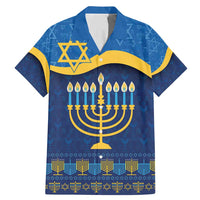 Love and Light Hanukkah Family Matching Mermaid Dress and Hawaiian Shirt The Hanukkiah Menorah Pattern LT9 - Wonder Print Shop