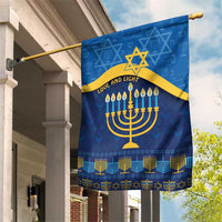 Love and Light Hanukkah Garden Flag The Hanukkiah Menorah Pattern - Wonder Print Shop