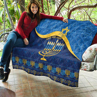 Love and Light Hanukkah Quilt The Hanukkiah Menorah Pattern - Wonder Print Shop