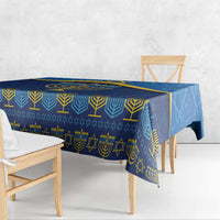 Love and Light Hanukkah Tablecloth The Hanukkiah Menorah Pattern - Wonder Print Shop