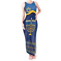 Love and Light Hanukkah Tank Maxi Dress The Hanukkiah Menorah Pattern - Wonder Print Shop