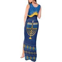Love and Light Hanukkah Tank Maxi Dress The Hanukkiah Menorah Pattern - Wonder Print Shop