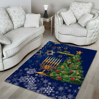 Merry Chrismukkah Area Rug Merry Christmas and Happy Hanukkah LT9 - Wonder Print Shop