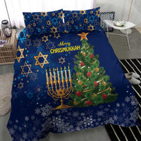 Merry Chrismukkah Bedding Set Merry Christmas and Happy Hanukkah LT9 - Wonder Print Shop
