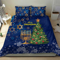 Merry Chrismukkah Bedding Set Merry Christmas and Happy Hanukkah LT9 - Wonder Print Shop