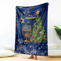 Merry Chrismukkah Blanket Merry Christmas and Happy Hanukkah