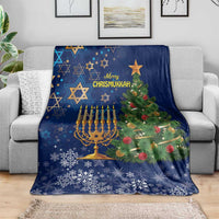 Merry Chrismukkah Blanket Merry Christmas and Happy Hanukkah