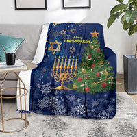 Merry Chrismukkah Blanket Merry Christmas and Happy Hanukkah