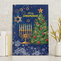 Merry Chrismukkah Canvas Wall Art Merry Christmas and Happy Hanukkah LT9 - Wonder Print Shop
