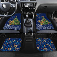 Merry Chrismukkah Car Mats Merry Christmas and Happy Hanukkah LT9 - Wonder Print Shop